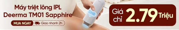 Máy triệt lông IPL Deerma TM01 Sapphire Ice Cooling 2.0