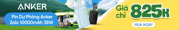 Pin sạc dự phòng Anker Zolo A110L 10000mAh 35W tích hợp 2 cáp USB-C