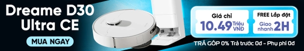 Robot hút bụi lau sàn Dreame D30 Ultra CE