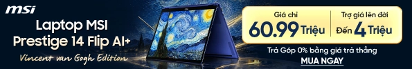Laptop MSI Prestige 14 Flip AI+ Vincent van Gogh Edition