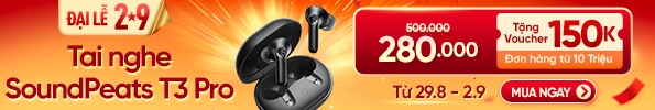 Tai nghe Bluetooth True Wireless SoundPeats T3 Pro (ANC)