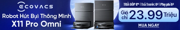 Robot hút bụi thông minh Ecovacs X11 Pro Omni