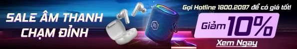SALE ÂM THANH CHẠM ĐỈNH