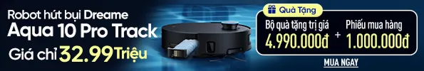 Robot hút bụi lau sàn Dreame Aqua 10 Pro Track