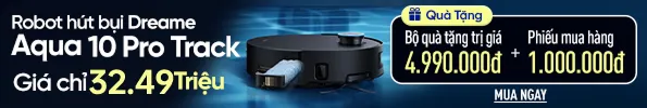 Robot hút bụi lau sàn Dreame Aqua 10 Pro Track