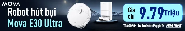 Robot hút bụi lau sàn chuyên dụng Mova E30 Ultra