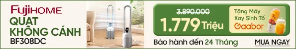 04/2025 - Quạt không cánh tích hợp lọc không khí Fujihome BF308DC