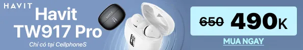 05/2025 - Tai nghe Bluetooth True Wireless Havit TW917 Pro