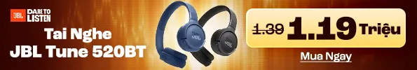 Tai nghe Bluetooth chụp tai JBL Tune 520BT