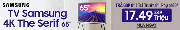Tháng 7 Smart Tivi 4K The Serif Samsung LTV 65 inch 65LS01B