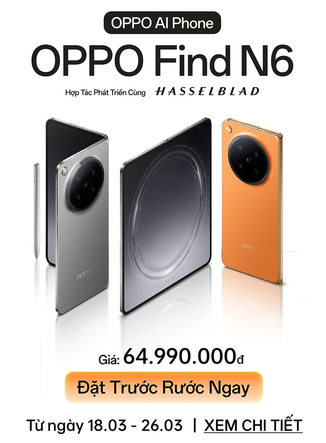 Đặt trước OPPO Find N6