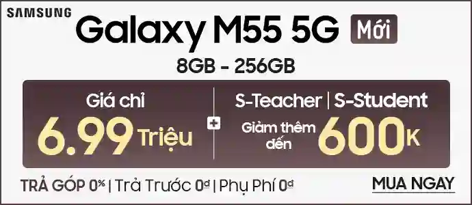 Galaxy M55 <br> Giá tốt chốt ngay