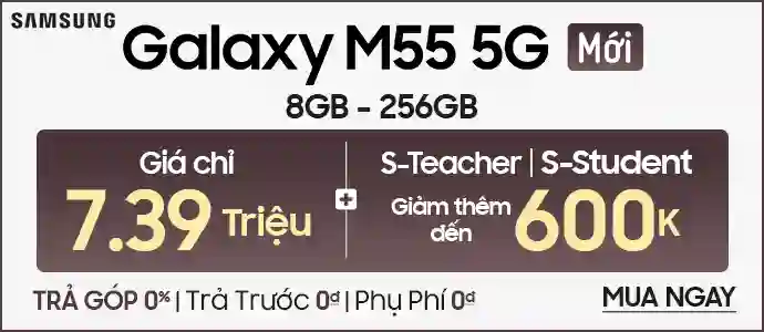 Galaxy M55 <br> Giá tốt chốt ngay