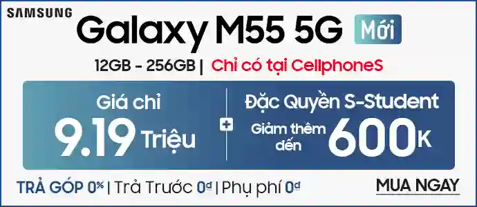 Galaxy M55 <br> Giá tốt chốt ngay