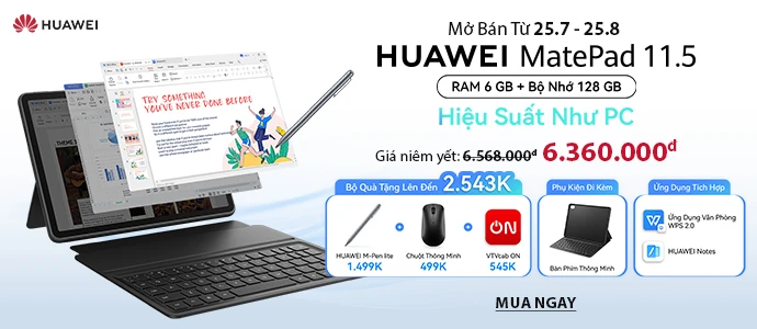 HUAWEI MATEPAD<br />Giá chỉ 6.36 triệu