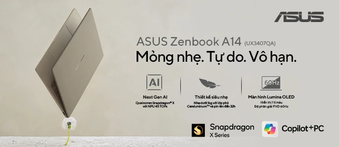 ASUS ZENBOOK A14<br>Giá ưu đãi