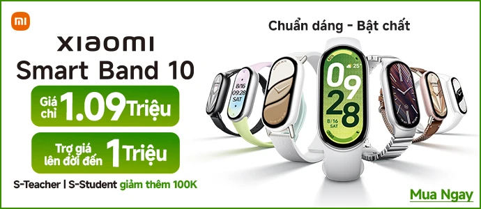 XIAOMI MI BAND 10 <br /> Giá chỉ 1.09 triệu