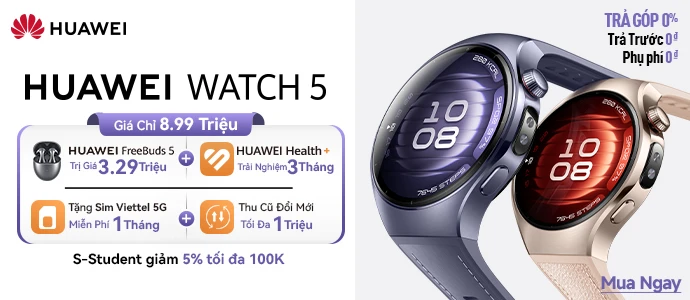 HUAWEI WATCH 5 <br /> Giá tốt chốt ngay