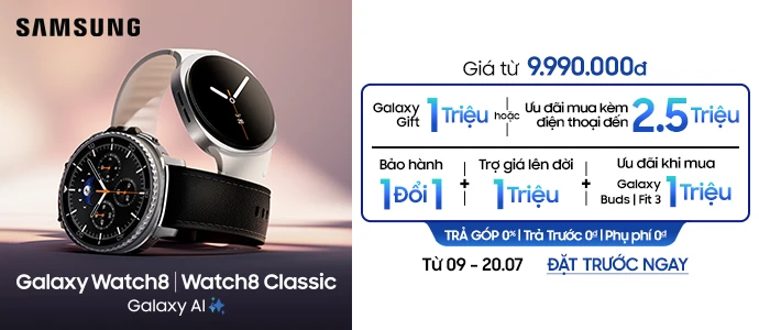 GALAXY WATCH8 <br /> Đặt trước ngay