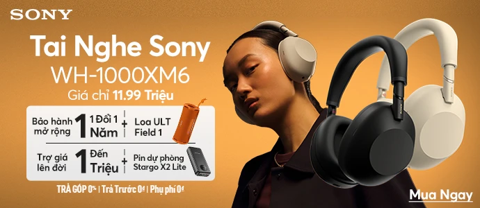 Sony WH-1000XM6 <br /> Mua ngay