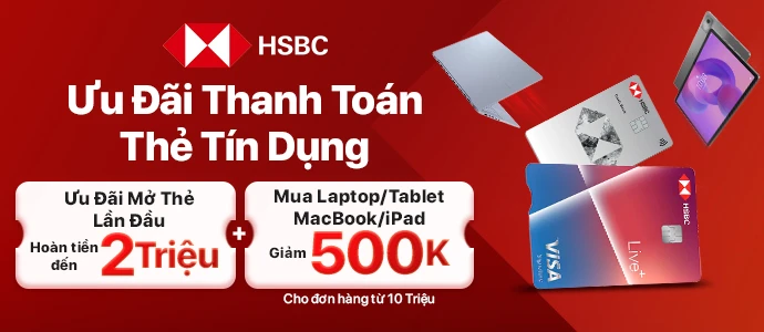 THANH TOÁN QUA THẺ TÍN DỤNG HSBC