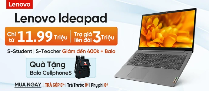 LAPTOP LENOVO<br> Giá chỉ từ 11.99 triệu