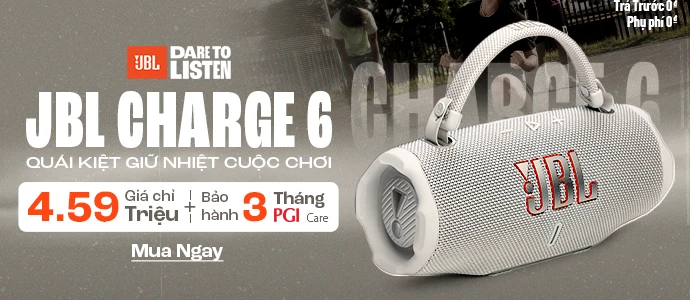 JBL CHARGE 6<br>Giá chỉ 4.59 triệu