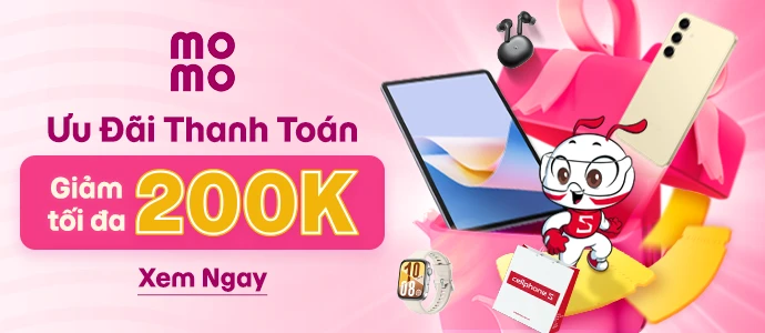 ƯU ĐÃI THANH TOÁN QUA MOMO
