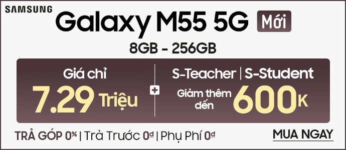 Galaxy M55 <br /> Giá tốt chốt ngay