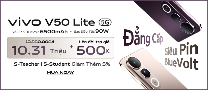 VIVO V50 LITE <br />Giá chỉ 10.31 triệu