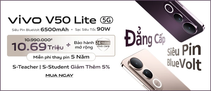 VIVO V50 LITE <br>Giá chỉ 10.69 triệu