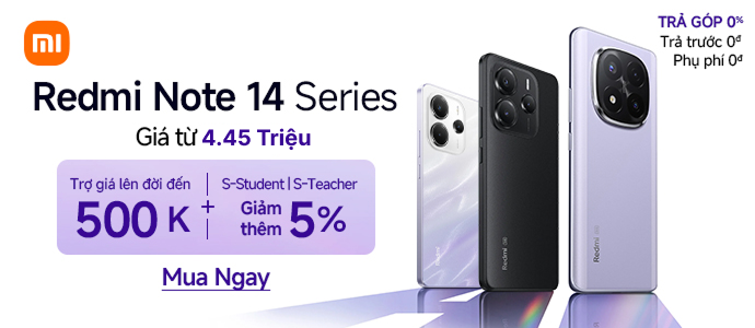 REDMI NOTE 14<br />Săn ngay giá sốc