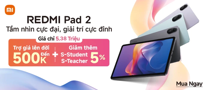 REDMI PAD 2<br />Giá chỉ 5.38 triệu