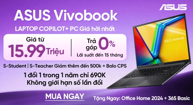 Ưu đãi khi mua laptop AI Mobile