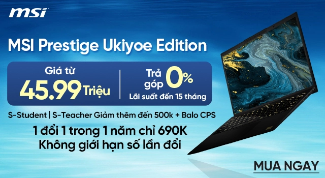 Ưu đãi khi mua laptop AI Mobile