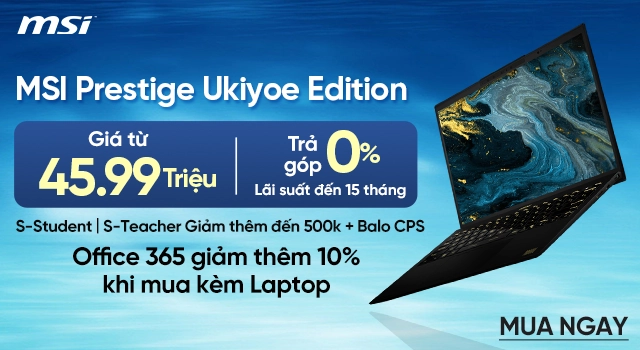 Ưu đãi khi mua laptop AI Mobile