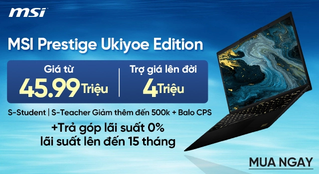Ưu đãi khi mua laptop AI Mobile