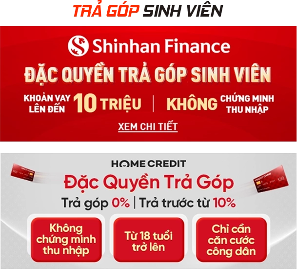 Trả góp sinh viên Mobile