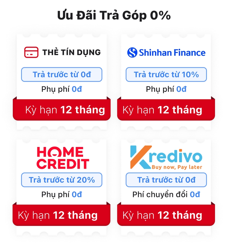 Ưu đãi trả góp Macbook Neo 256GB Mobile