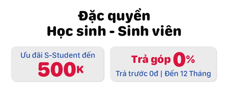 Ưu đãi học sinh - sinh viên Macbook Neo Mobile