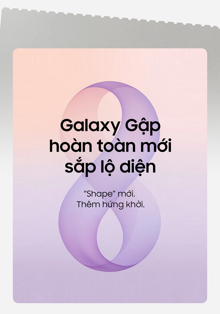 Điện thoại Samsung Galaxy gập mới có 3 shape Mobile
