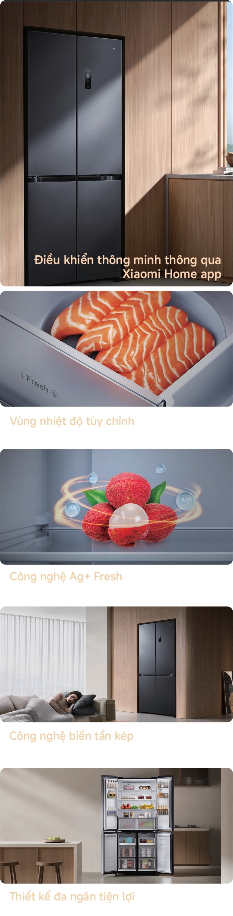 Công nghệ vượt trội của tủ lạnh Xiaomi Inverter 2025 Mobile