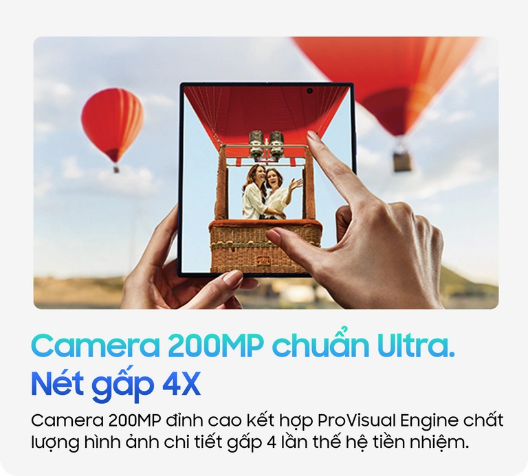 Camera Z Fold 7 lên đến 200MP Mobile