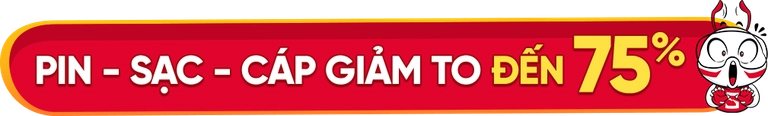 Pin - Sạc - Cáp Giảm to đến 75% Mobile