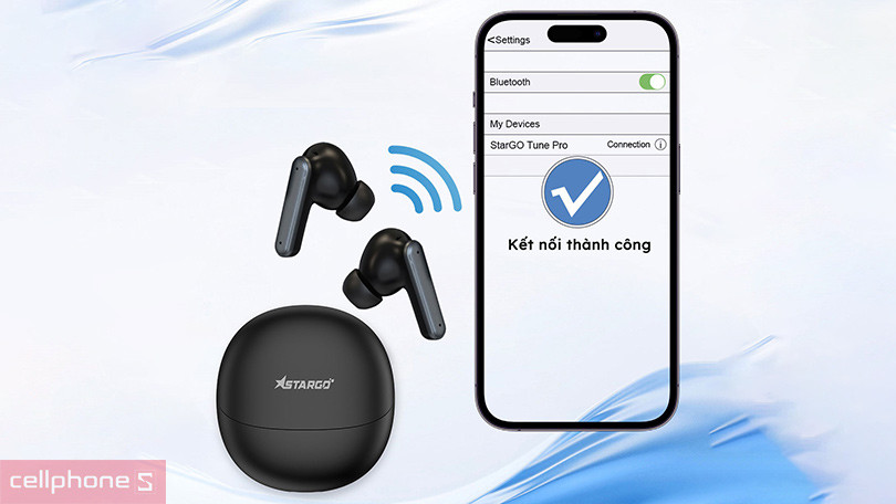 Pin và thời lượng sử dụng của tai nghe Bluetooth Stargo Tune Pro