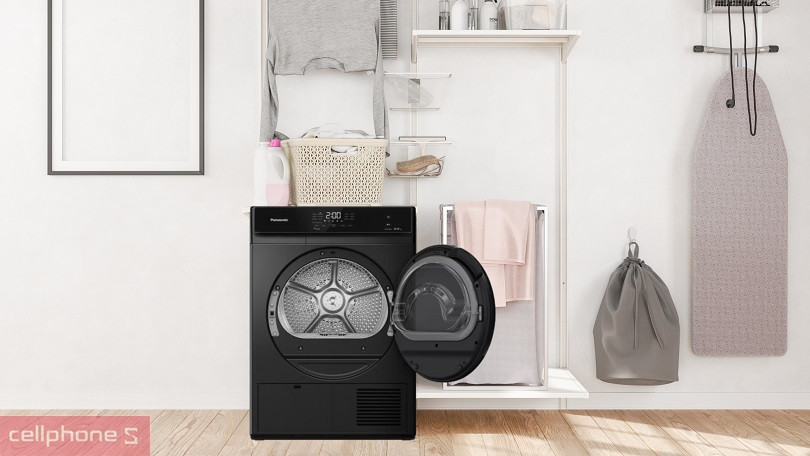 Bảng điều khiển của máy sấy Panasonic bơm nhiệt 9.5kg NH-EH95JD1BV 
