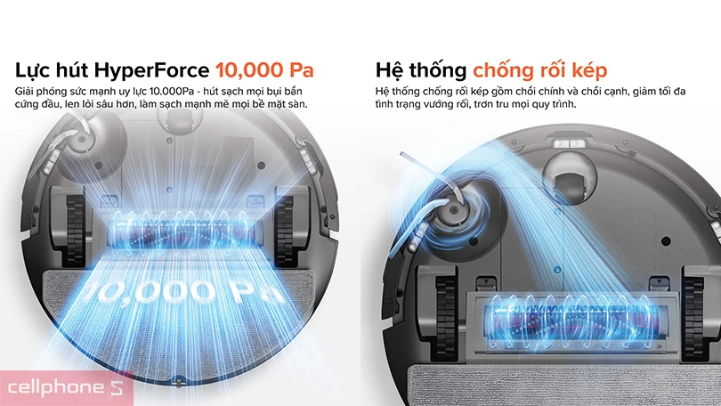 Hiệu suất dọn dẹp của robot hút bụi Roborock Q7 TF