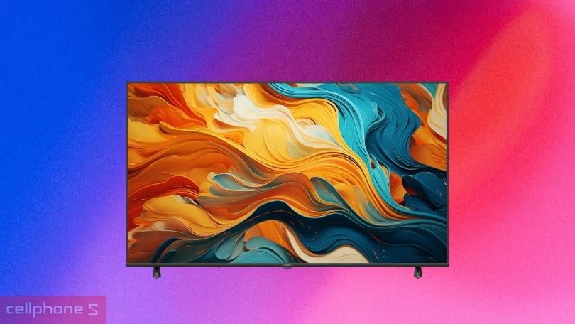 Kích thước màn hình, thiết kế của Google Tivi Aqua UHD AQT55K85FUX
