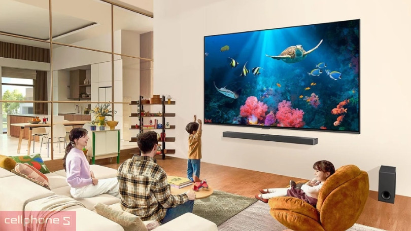 Thiết kế Smart Tivi LG Mini LED 75QNED92 4K 75 inch 2025