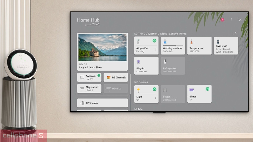 Khả năng điều khiển, app hỗ trợ của Smart Tivi LG Mini LED 75QNED92 4K 75 inch 2025